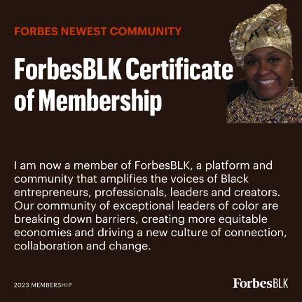 HRM Queen Ameenata Koita Accepted into the Prestigious ForbesBLK Community